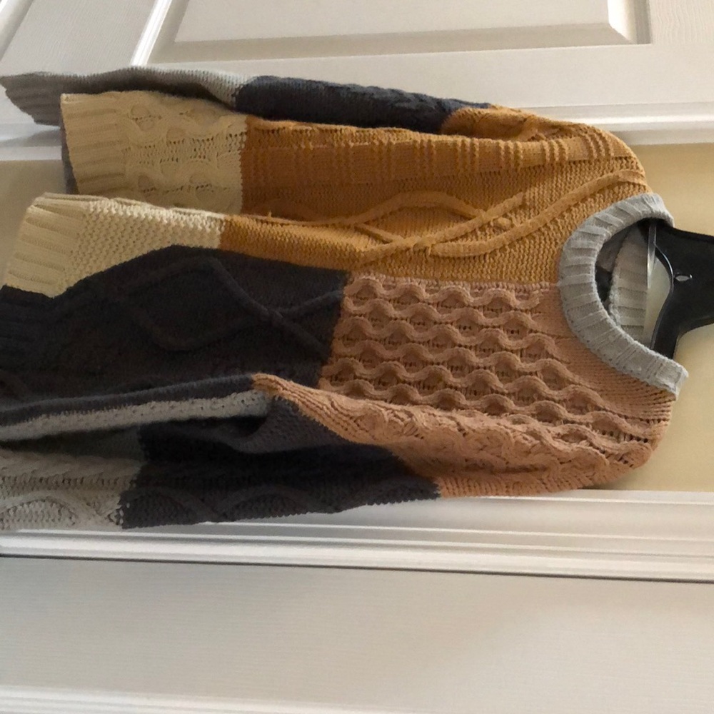 Cliché sweater patchwork print